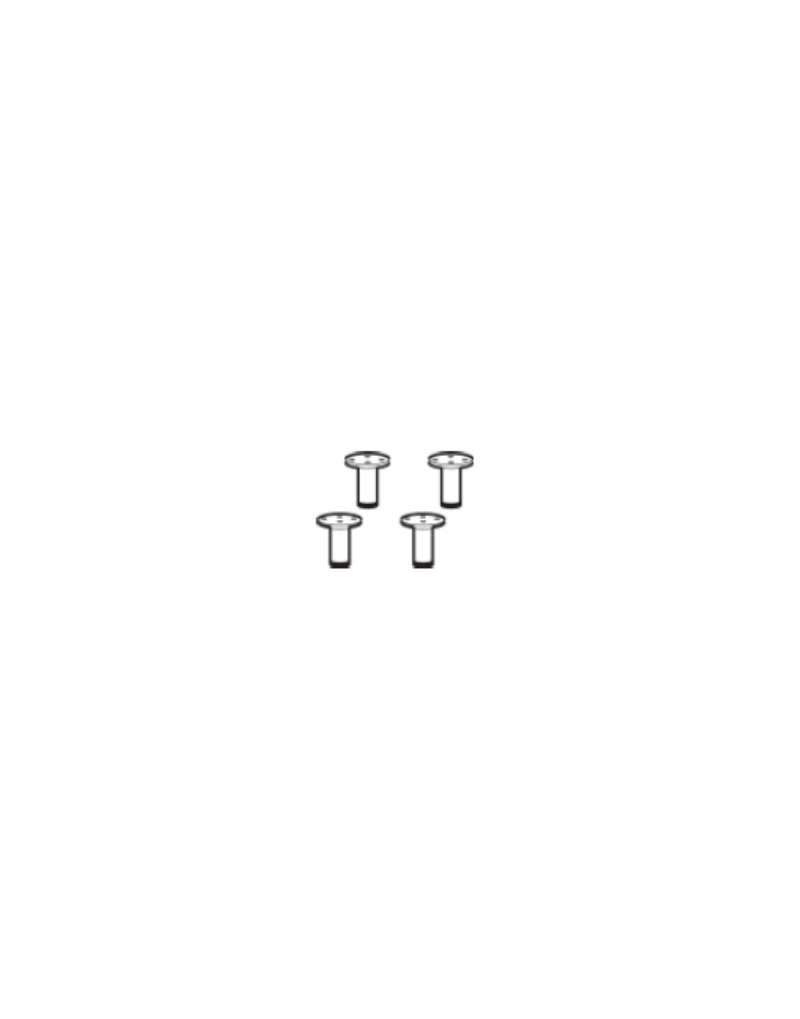 KIT DE 4 PIEDS HAUTEUR 200 MM