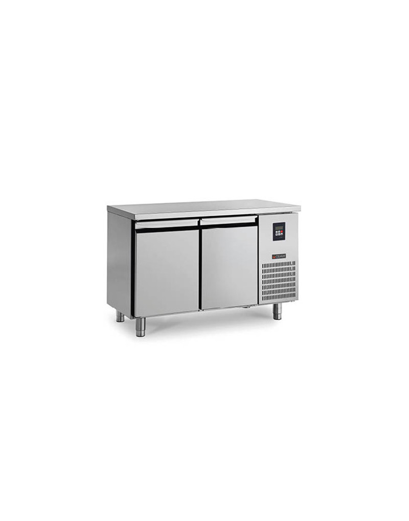 REFRIGERATED COUNTER - 195 L - 2 DOOR GROUP HOUSED CENTRAL - DEPTH 600 - POSITIVE COLD REFRIGERATED COUNTER - 195 L - 2 DOOR GROUP HOUSED CENTRAL - DEPTH 600 - POSITIVE COLD