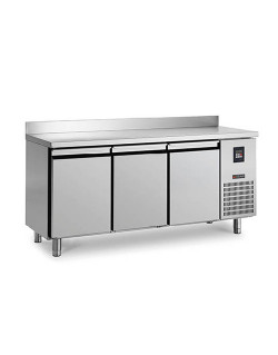 REFRIGERATED COUNTER - 292 L - 3 DOORS BACKED UP GROUP - DEPTH 600 - POSITIVE COLD