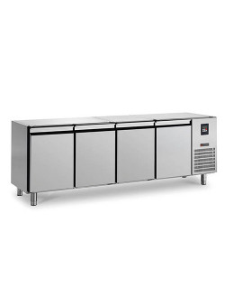 REFRIGERATED COUNTER - 390 L - 4 DOORS GROUP HOUSED WITHOUT WORKTOP - DEPTH 600 - POSITIVE COLD