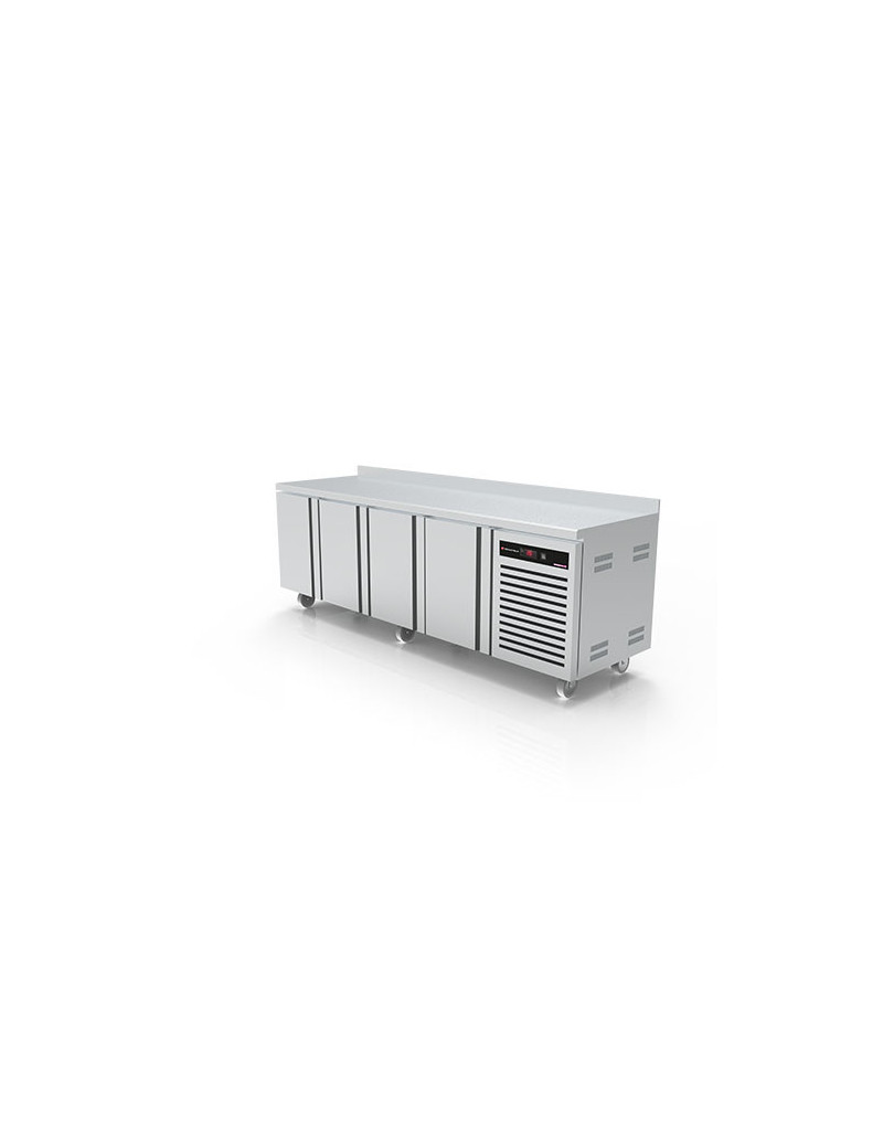 MODULO PIZZA - 540 L - 3 PORTA - 5 CASSETTI + 1 CASSETTO NEUTRO / ESPOSITORE 11 GN 1/3 + 1 GN 1/2 - 600 x 400