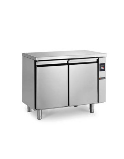 REFRIGERATED COUNTER - 195 L - 2 DOOR CENTRAL REMOTE GROUP - DEPTH 600 - POSITIVE COLD