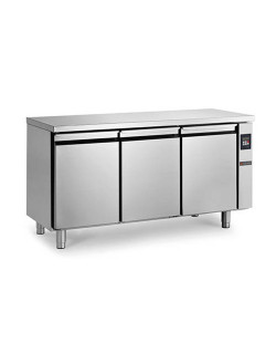 REFRIGERATED COUNTER - 292 L - 3 DOOR CENTRAL REMOTE GROUP - DEPTH 600 - POSITIVE COLD