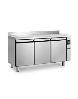 REFRIGERATED COUNTER - 292 L - 3 DOORS REMOTE GROUP BACKED - DEPTH 600 - POSITIVE COLD