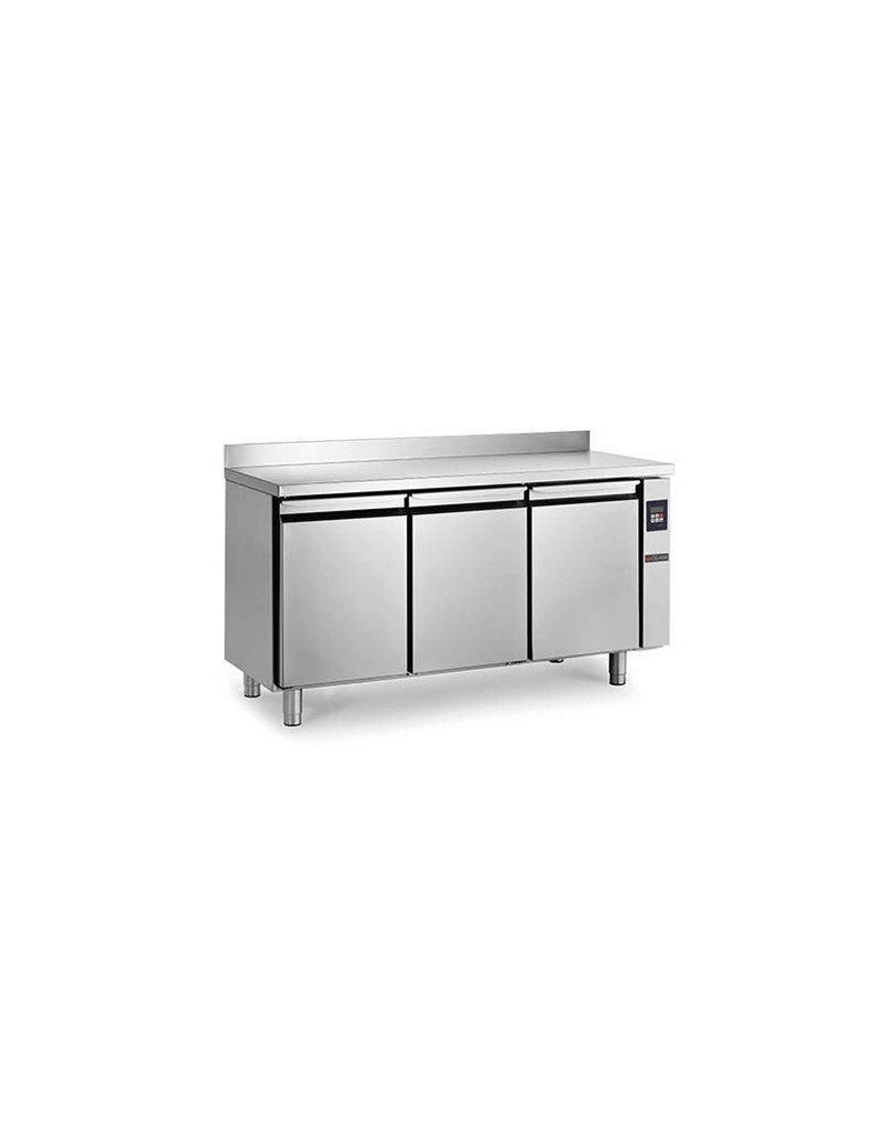 REFRIGERATED COUNTER - 292 L - 3 DOORS REMOTE GROUP BACKED - DEPTH 600 - POSITIVE COLD