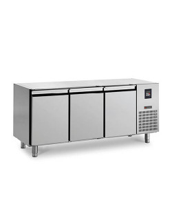 REFRIGERATED COUNTER - 410 L - 3 DOORS GROUP HOUSED WITHOUT WORKTOP - DEPTH 700 - GN 1/1 - POSITIVE COLD