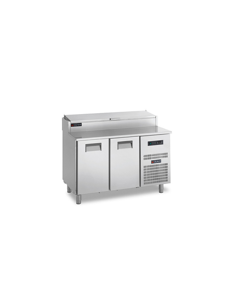 SANDWICH CABINET - 230 L - 2 DOORS - 6 GN1/4 - DEPTH 700 - GN 1/1 - STAINLESS STEEL