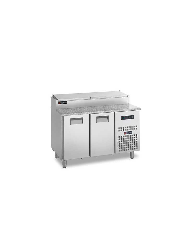 ARMADIO PANINI - 230 L - 2 PORTE - 6 GN1/4 - PROFONDITÀ 700 - GN 1/1 - GRANITO