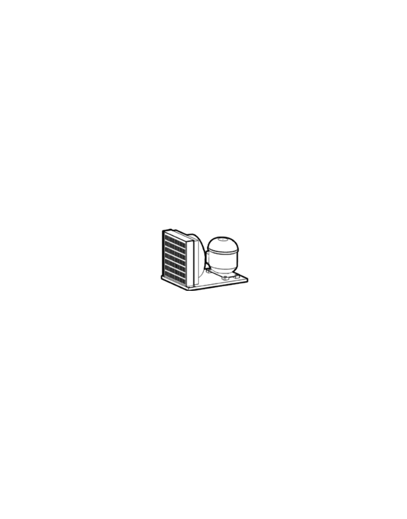 5/8 HP REMOTE UNIT FOR 1-2 DOOR NEGATIVE REFRIGERATED TROLLEY
