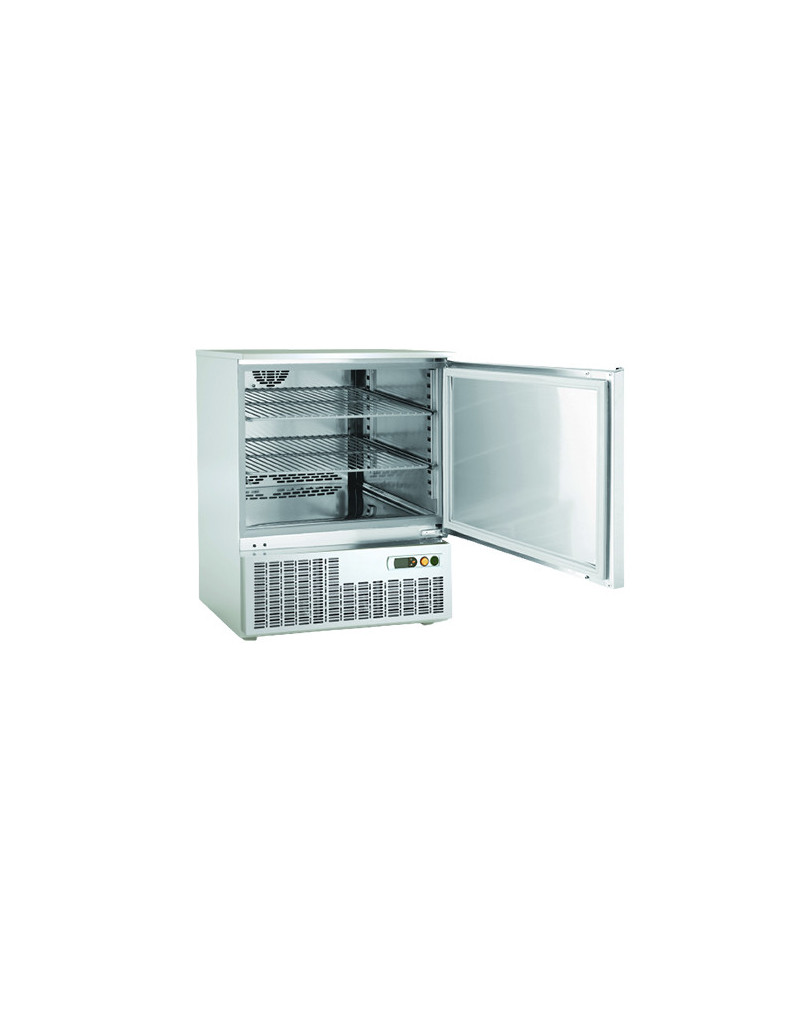 REFRIGERATO SOTTOBANCO - 125 L - 1 PORTA GRUPPO CHIUSURA - FREDDO NEGATIVO - ACCIAIO INOX