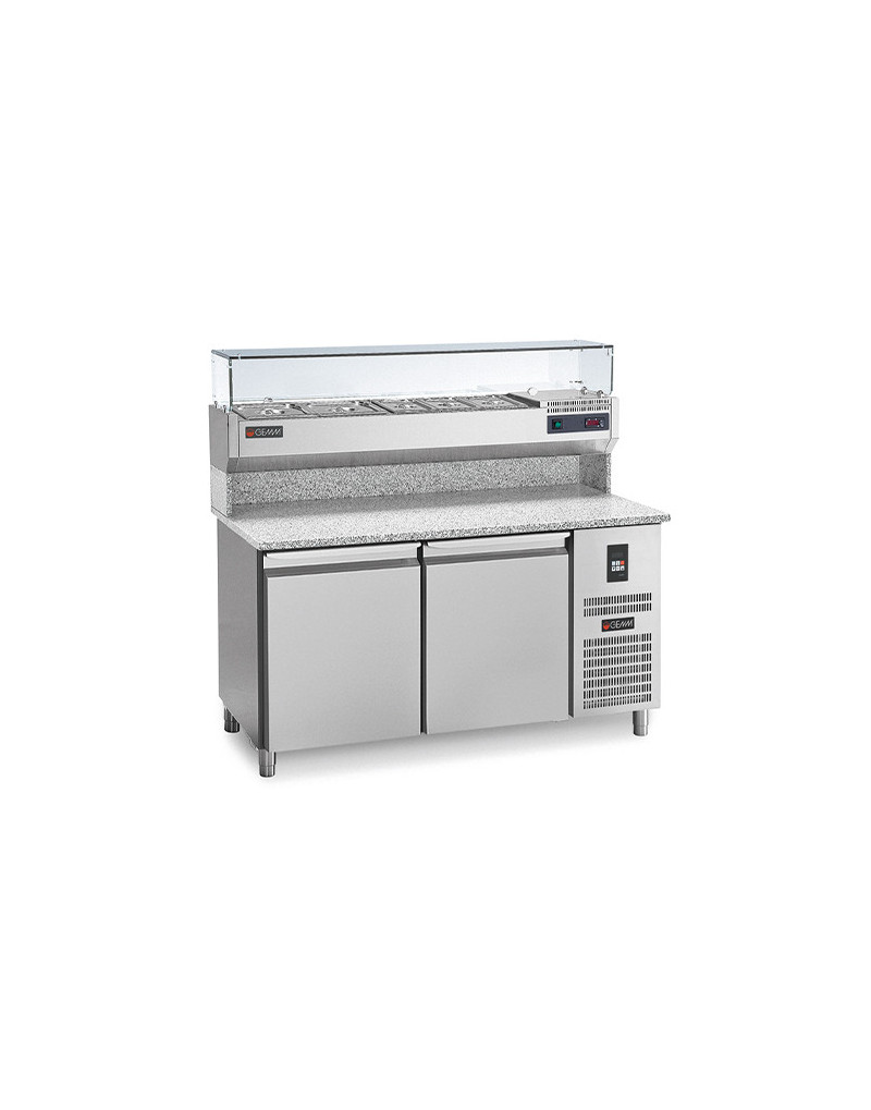 PIZZAEINHEIT - 360 L - 2 TÜR / VITRINENKASTEN 6 GN 1/3 - 600 x 400 PIZZAEINHEIT - 360 L - 2 TÜR / VITRINENKASTEN 6 GN 1/3 - 600 x 400