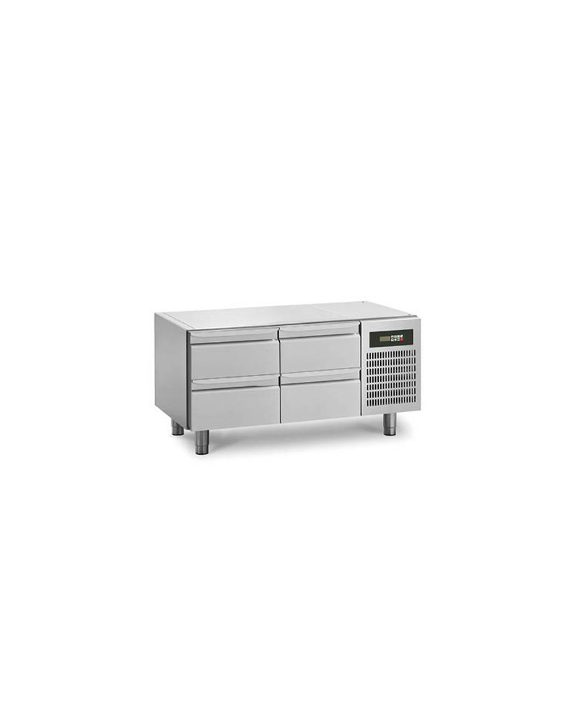 SOUBASSEMENT - 170 L - 4 TIROIRS - PROFONDEUR 700 - GN 1/1 - FROID POSITIF SOUBASSEMENT - 170 L - 4 TIROIRS - PROFONDEUR 700 - GN 1/1 - FROID POSITIF