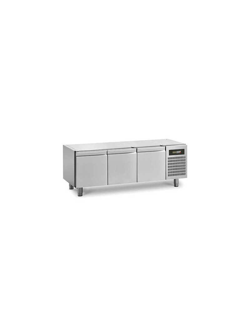SOUBASSEMENT - 265 L - 3 PORTES - PROFONDEUR 700 - GN 1/1 - FROID POSITIF SOUBASSEMENT - 265 L - 3 PORTES - PROFONDEUR 700 - GN 1/1 - FROID POSITIF