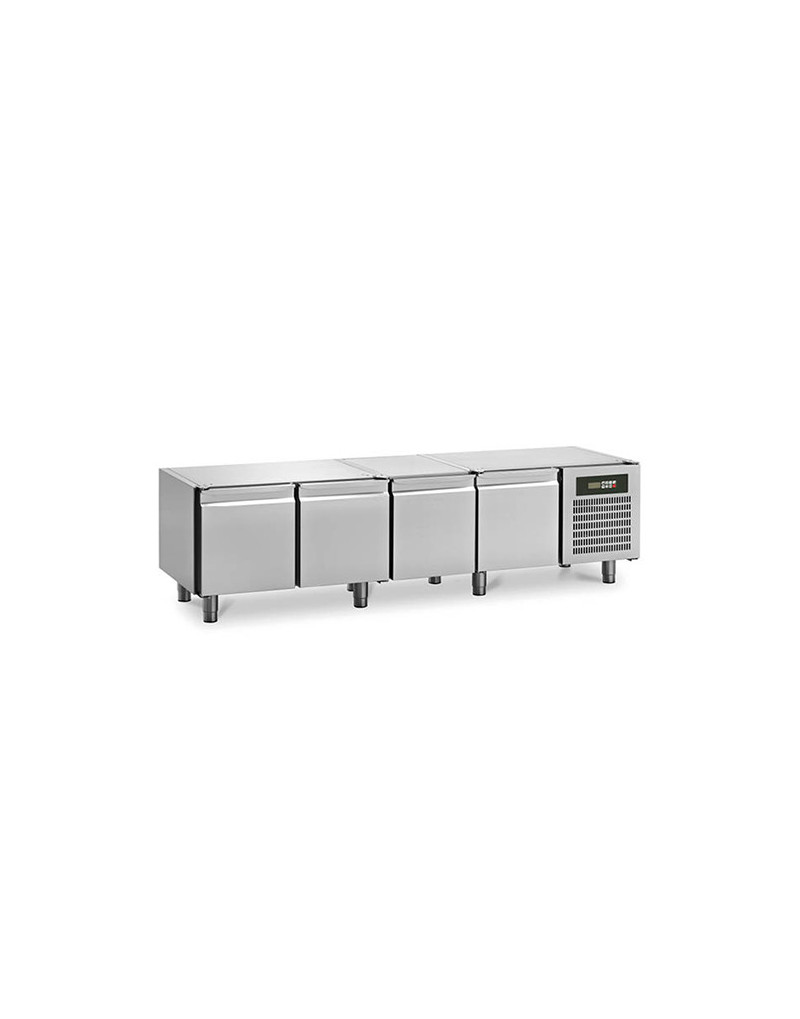 SOUBASSEMENT - 340 L - 4 PORTES - PROFONDEUR 700 - GN 1/1 - FROID POSITIF SOUBASSEMENT - 340 L - 4 PORTES - PROFONDEUR 700 - GN 1/1 - FROID POSITIF