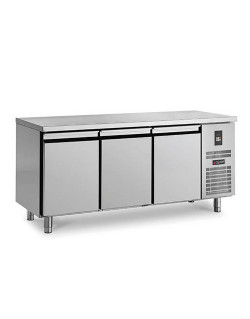 PASTRY COUNTER - 540 L - 3 DOORS GROUP WITH CENTRAL ACCOMMODATION - DEPTH 800 - 600 x 400 - POSITIVE COLD