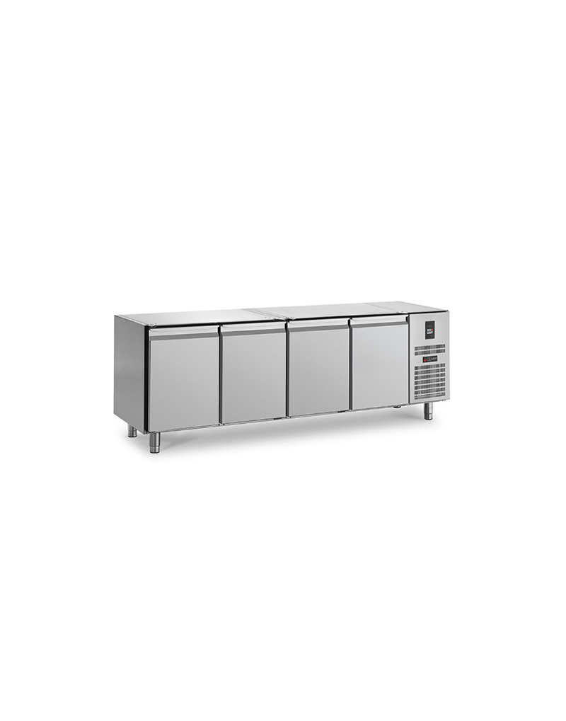 PASTRY COUNTER - 720 L - 4 DOORS HOUSED GROUP WITHOUT WORKTOP - DEPTH 800 - 600 x 400 - POSITIVE COLD