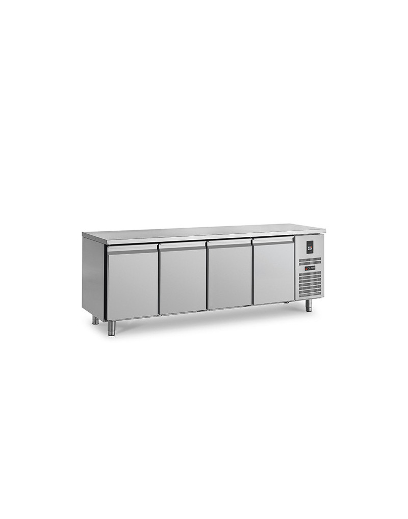 PASTRY COUNTER - 720 L - 4 DOORS GROUP WITH CENTRAL ACCOMMODATION - DEPTH 800 - 600 x 400 - POSITIVE COLD PASTRY COUNTER - 720 L - 4 DOORS GROUP WITH CENTRAL ACCOMMODATION - DEPTH 800 - 600 x 400 - POSITIVE COLD
