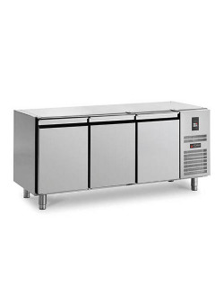 PASTRY COUNTER - 540 L - 3 REMOTE GROUP DOORS WITHOUT WORKTOP - DEPTH 800 - 600 x 400 - POSITIVE COLD