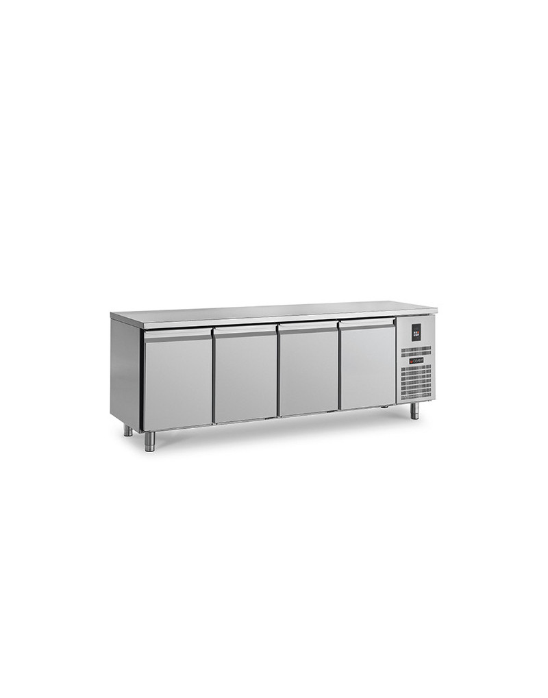 PASTRY COUNTER - 720 L - 4 DOOR CENTRAL REMOTE GROUP - DEPTH 800 - 600 x 400 - POSITIVE COLD