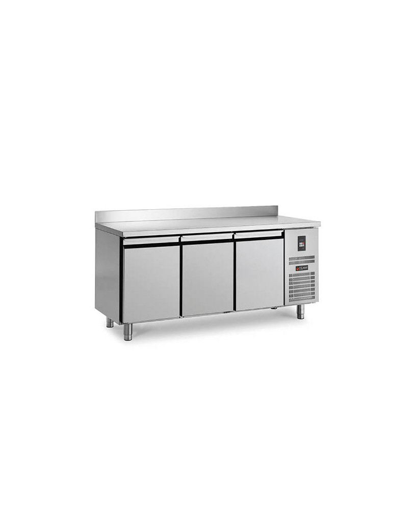 PASTRY COUNTER - 540 L - 3 DOORS BACK-TO-BACK GROUP - DEPTH 800 - 600 x 400 - NEGATIVE COLD