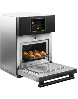 COMBINED OVEN WITH ACCELERATED COOKING - BOOSTED MODEL - 6 kW - STAINLESS STEEL